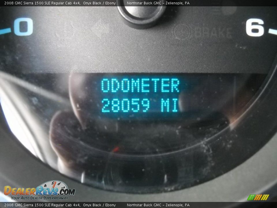2008 GMC Sierra 1500 SLE Regular Cab 4x4 Onyx Black / Ebony Photo #20