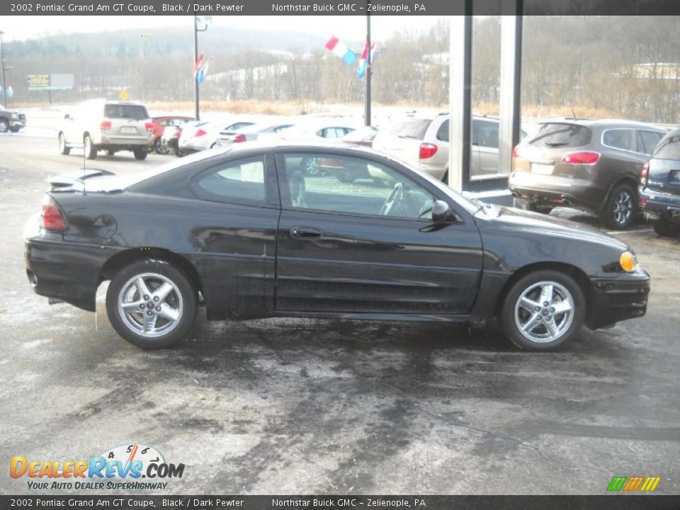 2002 Pontiac Grand Am GT Coupe Black / Dark Pewter Photo #3