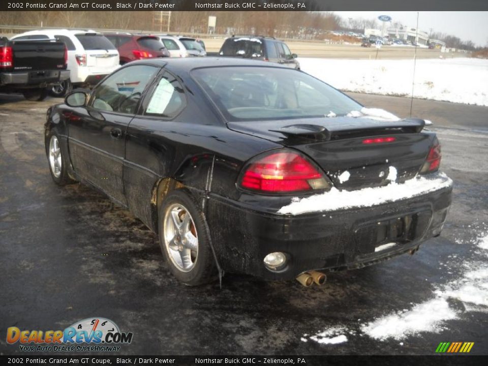 2002 Pontiac Grand Am GT Coupe Black / Dark Pewter Photo #5
