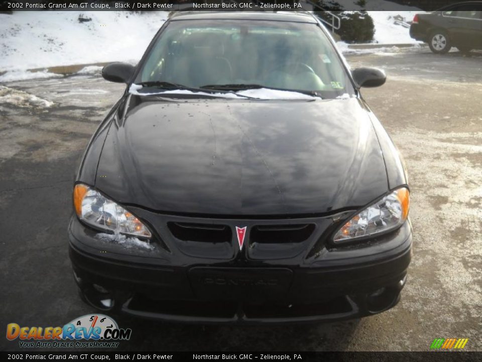 2002 Pontiac Grand Am GT Coupe Black / Dark Pewter Photo #10