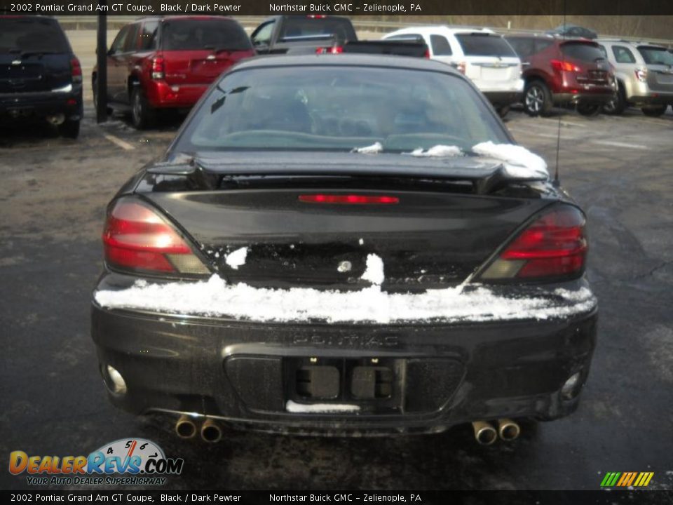 2002 Pontiac Grand Am GT Coupe Black / Dark Pewter Photo #11