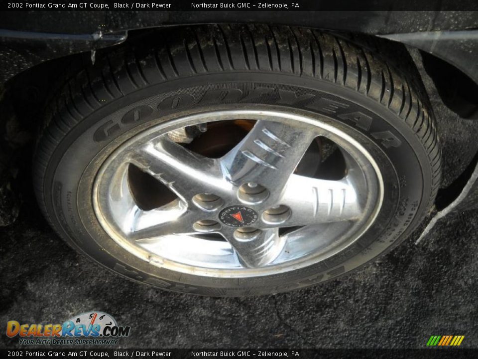 2002 Pontiac Grand Am GT Coupe Black / Dark Pewter Photo #13