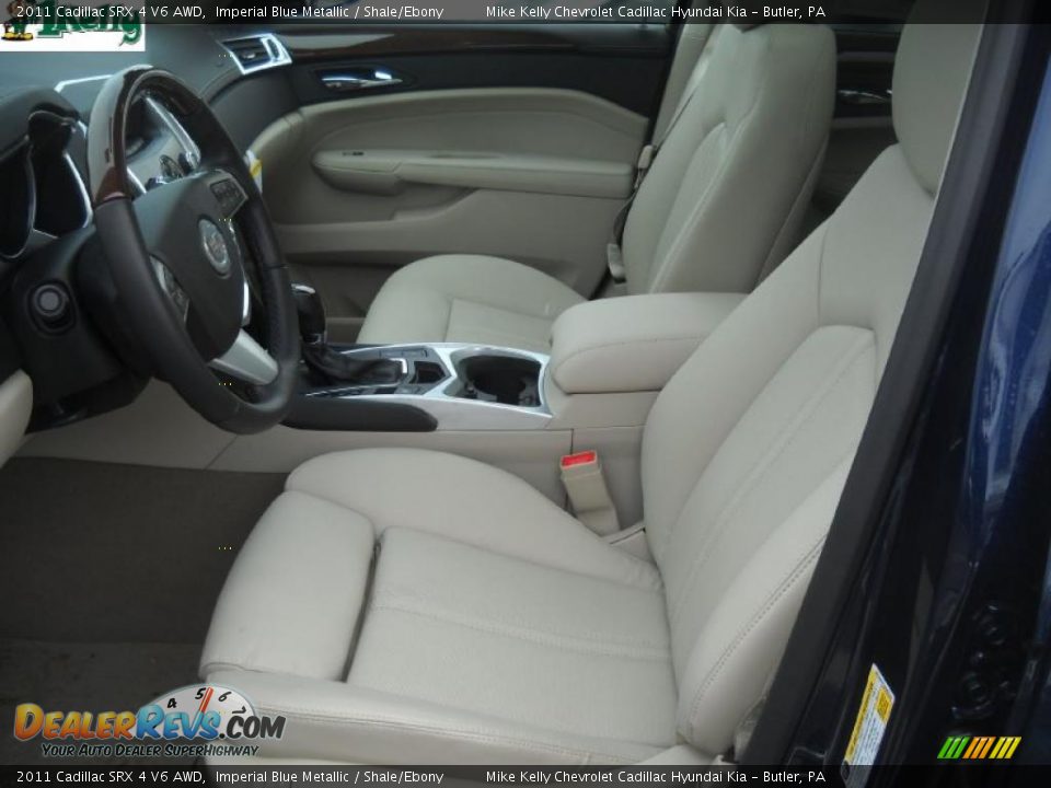2011 Cadillac SRX 4 V6 AWD Imperial Blue Metallic / Shale/Ebony Photo #10
