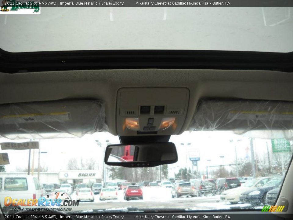 2011 Cadillac SRX 4 V6 AWD Imperial Blue Metallic / Shale/Ebony Photo #14