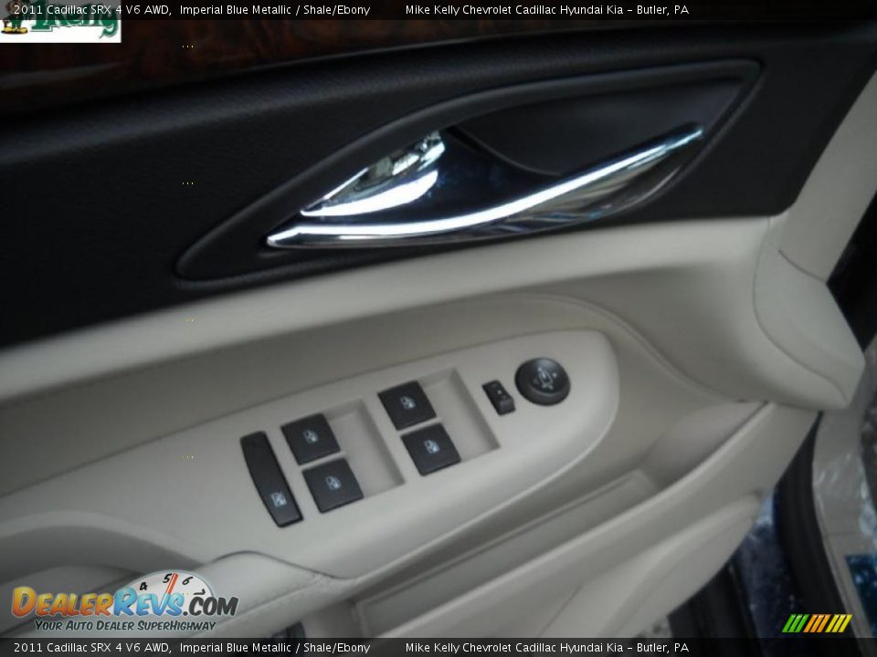 2011 Cadillac SRX 4 V6 AWD Imperial Blue Metallic / Shale/Ebony Photo #16