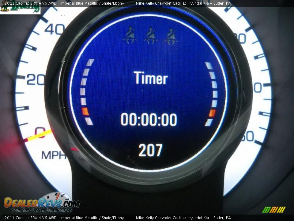 2011 Cadillac SRX 4 V6 AWD Imperial Blue Metallic / Shale/Ebony Photo #20