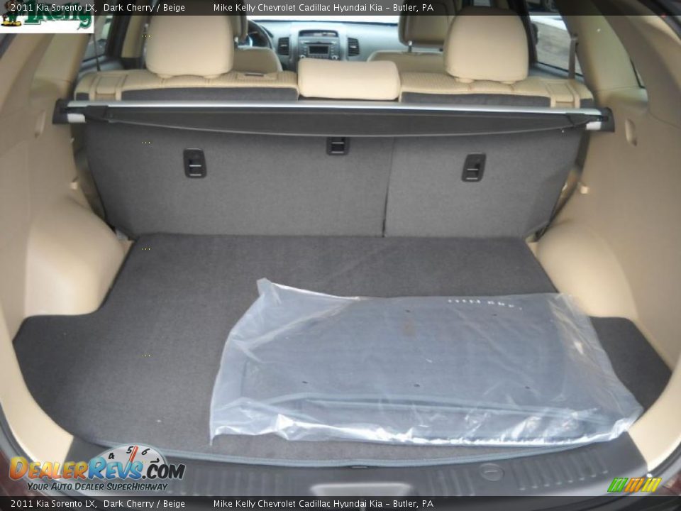 2011 Kia Sorento LX Dark Cherry / Beige Photo #4