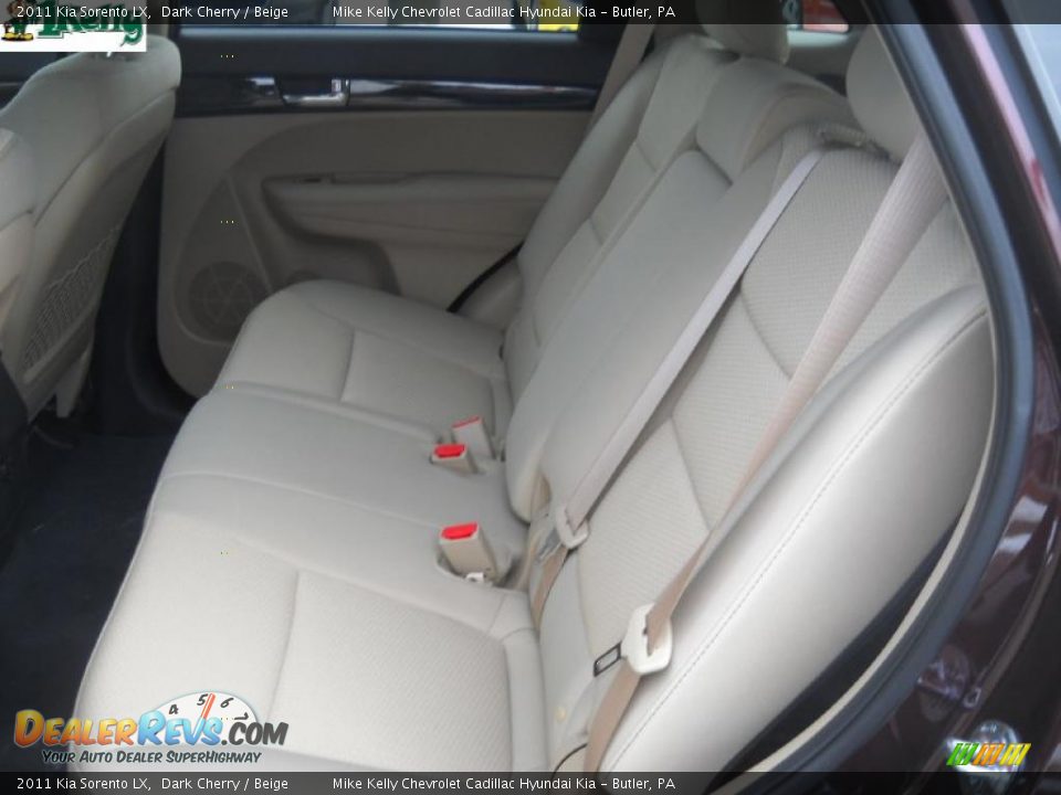 2011 Kia Sorento LX Dark Cherry / Beige Photo #14