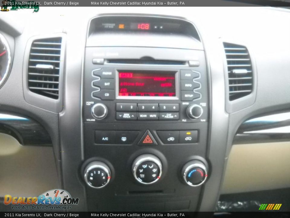 2011 Kia Sorento LX Dark Cherry / Beige Photo #17