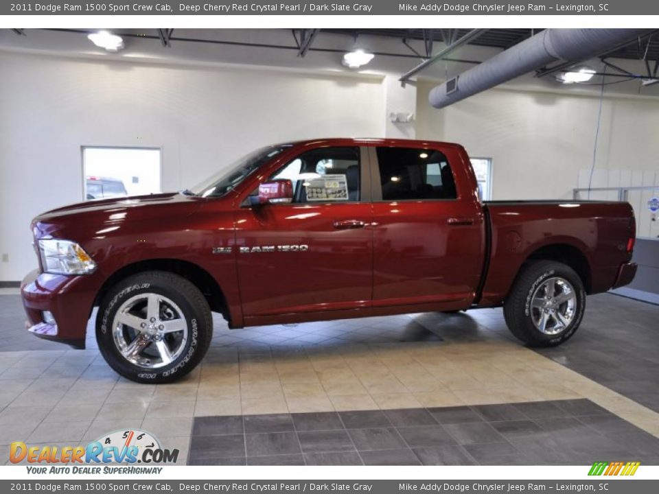 2011 Dodge Ram 1500 Sport Crew Cab Deep Cherry Red Crystal Pearl / Dark Slate Gray Photo #1