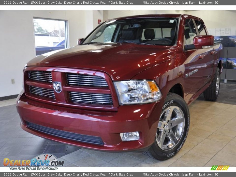 Deep Cherry Red Crystal Pearl 2011 Dodge Ram 1500 Sport Crew Cab Photo #2