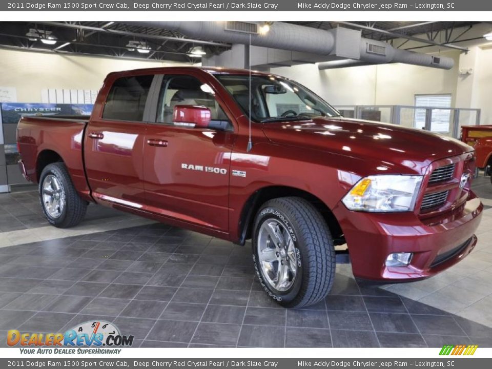 Deep Cherry Red Crystal Pearl 2011 Dodge Ram 1500 Sport Crew Cab Photo #4