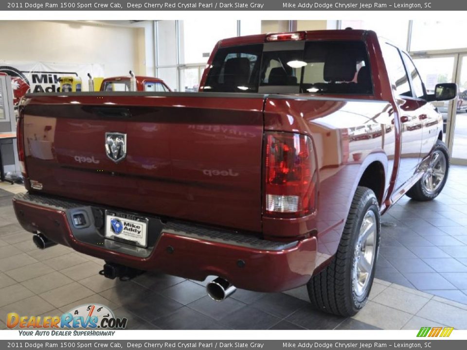 2011 Dodge Ram 1500 Sport Crew Cab Deep Cherry Red Crystal Pearl / Dark Slate Gray Photo #6