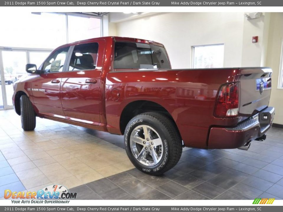 2011 Dodge Ram 1500 Sport Crew Cab Deep Cherry Red Crystal Pearl / Dark Slate Gray Photo #9