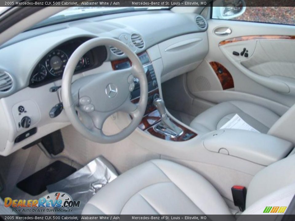 Ash Interior - 2005 Mercedes-Benz CLK 500 Cabriolet Photo #14