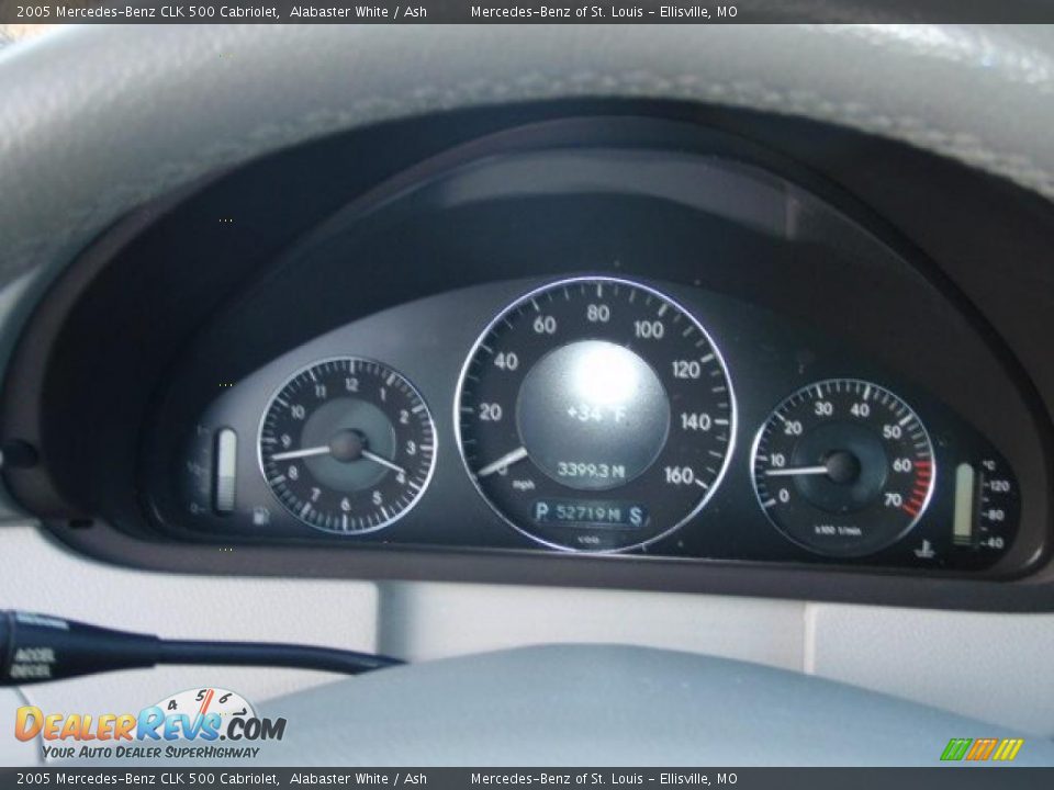 2005 Mercedes-Benz CLK 500 Cabriolet Gauges Photo #17