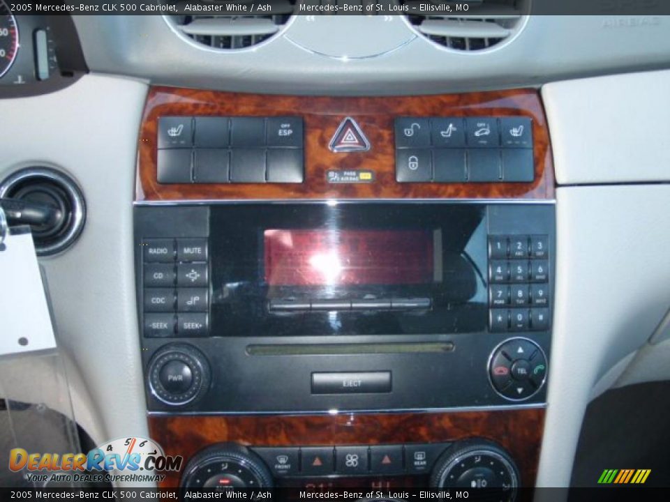 2005 Mercedes-Benz CLK 500 Cabriolet Alabaster White / Ash Photo #18