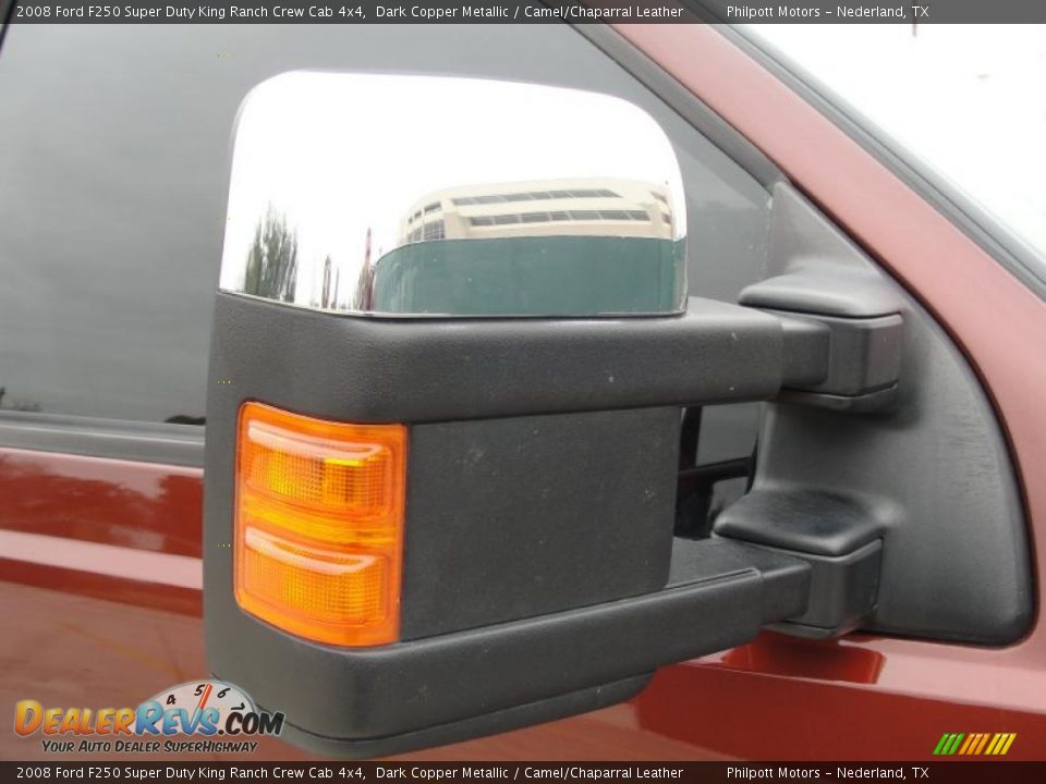 2008 Ford F250 Super Duty King Ranch Crew Cab 4x4 Dark Copper Metallic / Camel/Chaparral Leather Photo #17