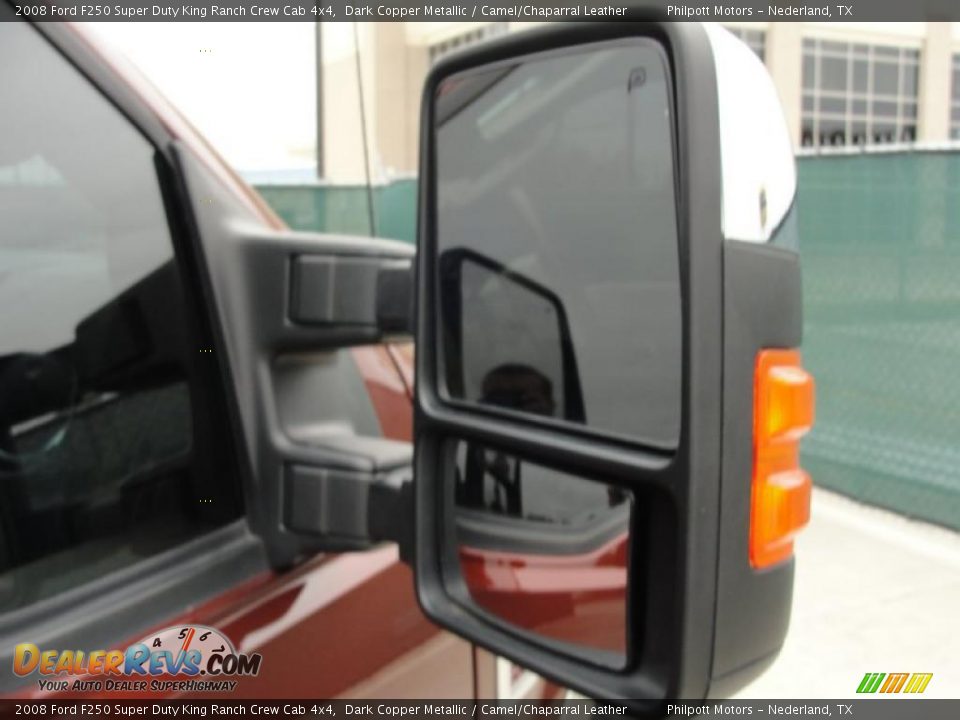 2008 Ford F250 Super Duty King Ranch Crew Cab 4x4 Dark Copper Metallic / Camel/Chaparral Leather Photo #18
