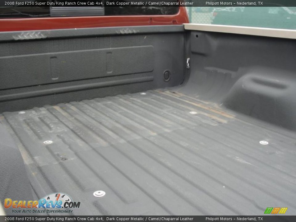 2008 Ford F250 Super Duty King Ranch Crew Cab 4x4 Dark Copper Metallic / Camel/Chaparral Leather Photo #24