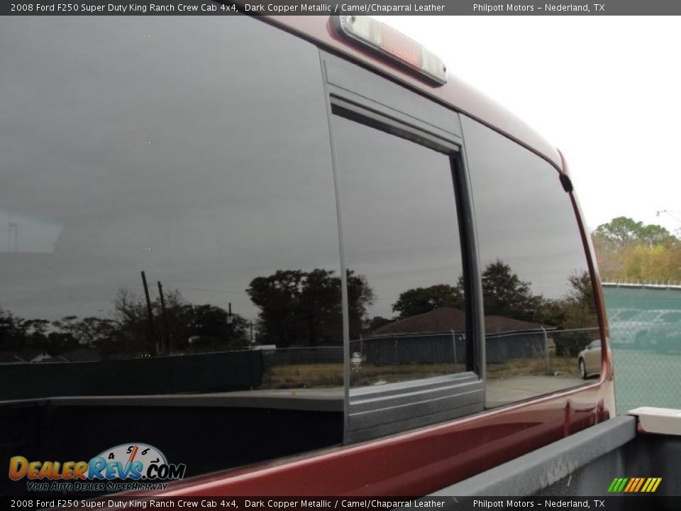 2008 Ford F250 Super Duty King Ranch Crew Cab 4x4 Dark Copper Metallic / Camel/Chaparral Leather Photo #25