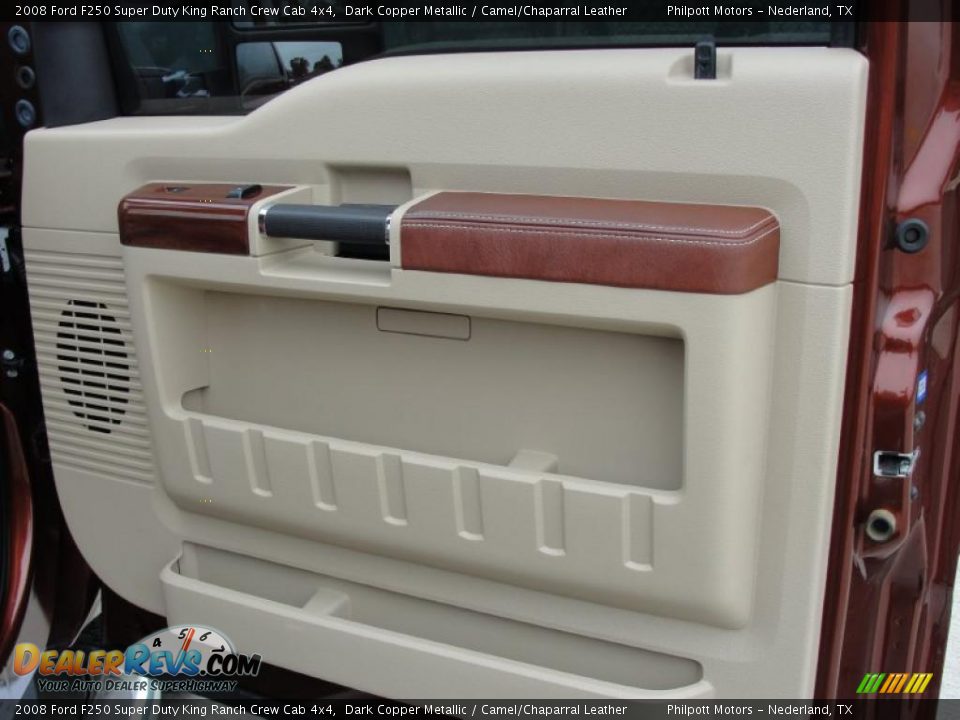 2008 Ford F250 Super Duty King Ranch Crew Cab 4x4 Dark Copper Metallic / Camel/Chaparral Leather Photo #27