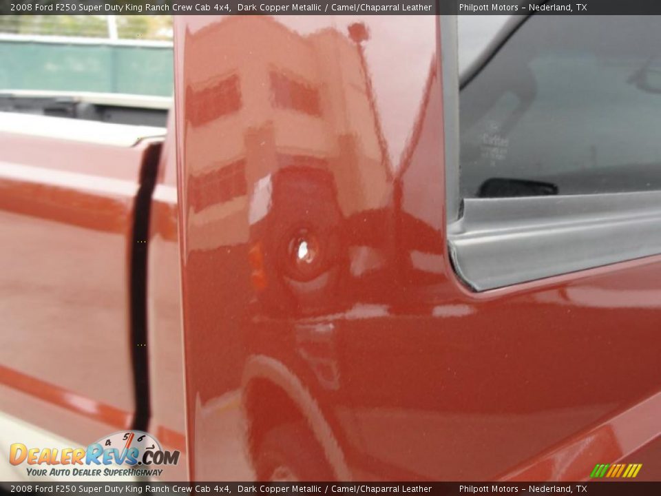 2008 Ford F250 Super Duty King Ranch Crew Cab 4x4 Dark Copper Metallic / Camel/Chaparral Leather Photo #30