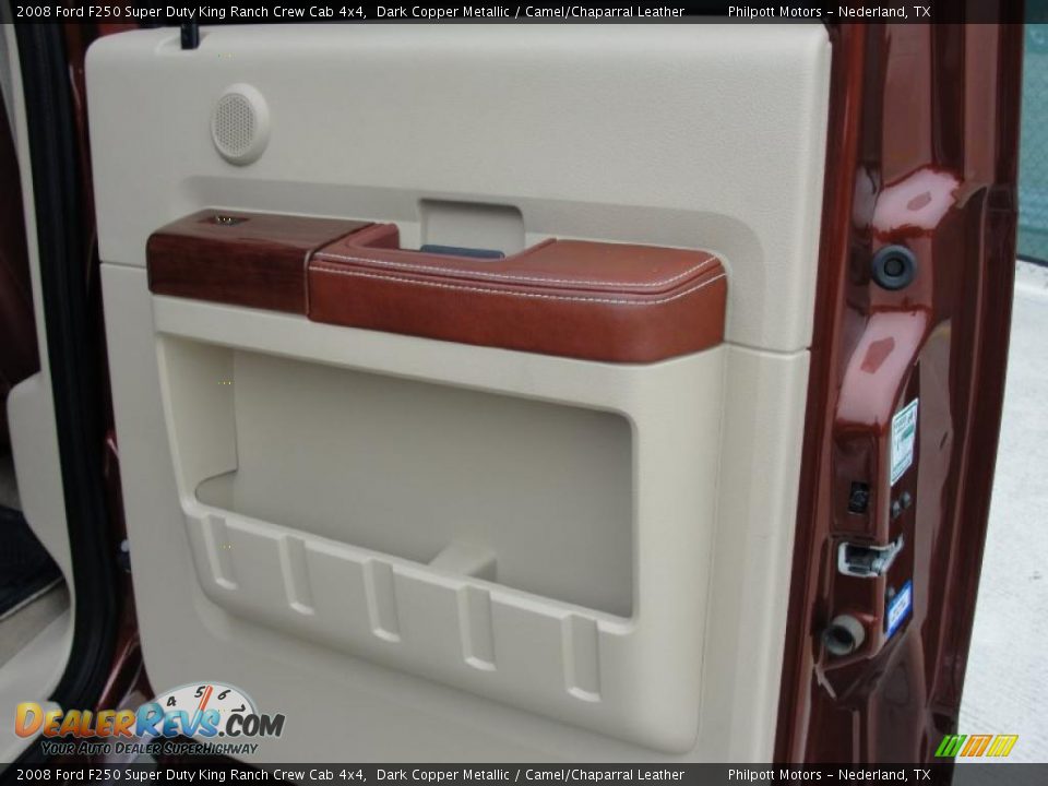 2008 Ford F250 Super Duty King Ranch Crew Cab 4x4 Dark Copper Metallic / Camel/Chaparral Leather Photo #31