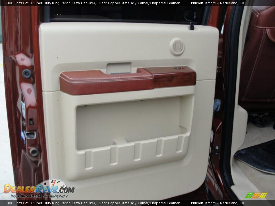 2008 Ford F250 Super Duty King Ranch Crew Cab 4x4 Dark Copper Metallic / Camel/Chaparral Leather Photo #33