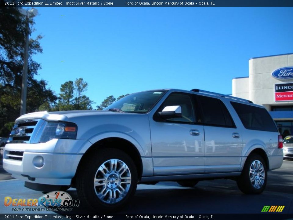 2011 Ford Expedition EL Limited Ingot Silver Metallic / Stone Photo #1