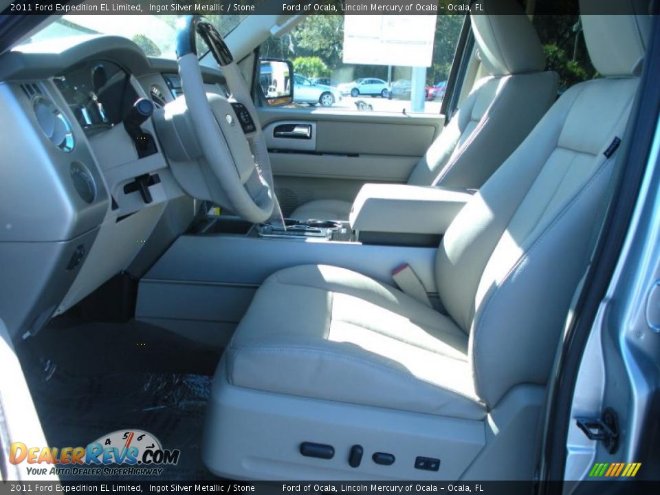 Stone Interior - 2011 Ford Expedition EL Limited Photo #5