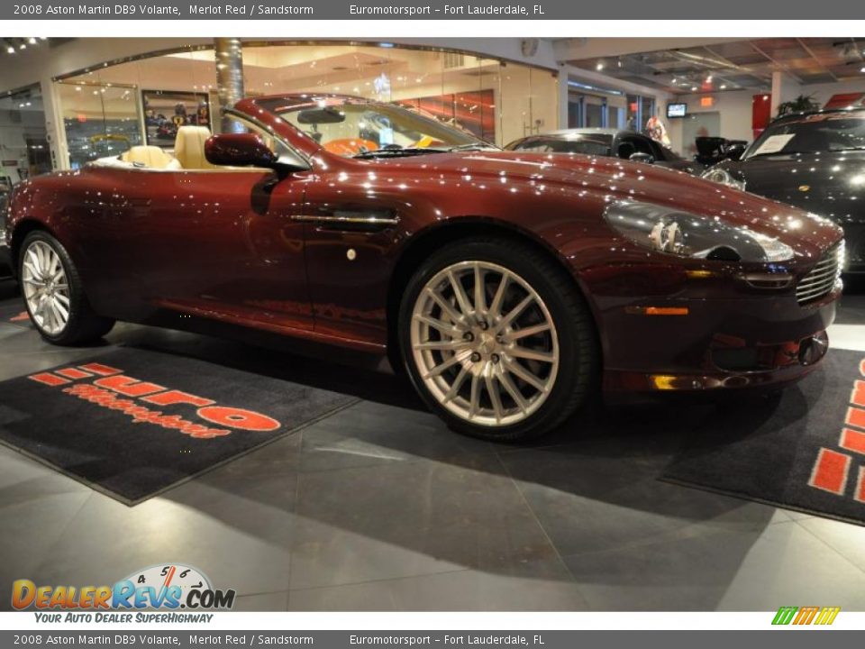Merlot Red 2008 Aston Martin DB9 Volante Photo #20