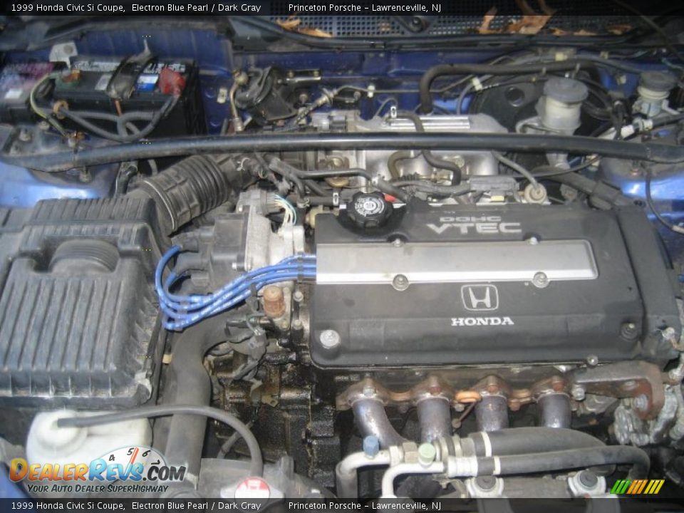 1999 Honda Civic Si Coupe 1.6 Liter DOHC 16V VTEC 4 Cylinder Engine Photo #36