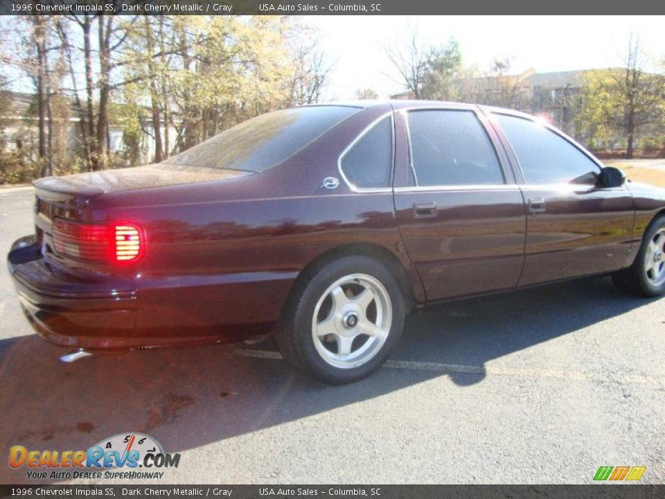 1996 Chevrolet Impala SS Dark Cherry Metallic / Gray Photo #8