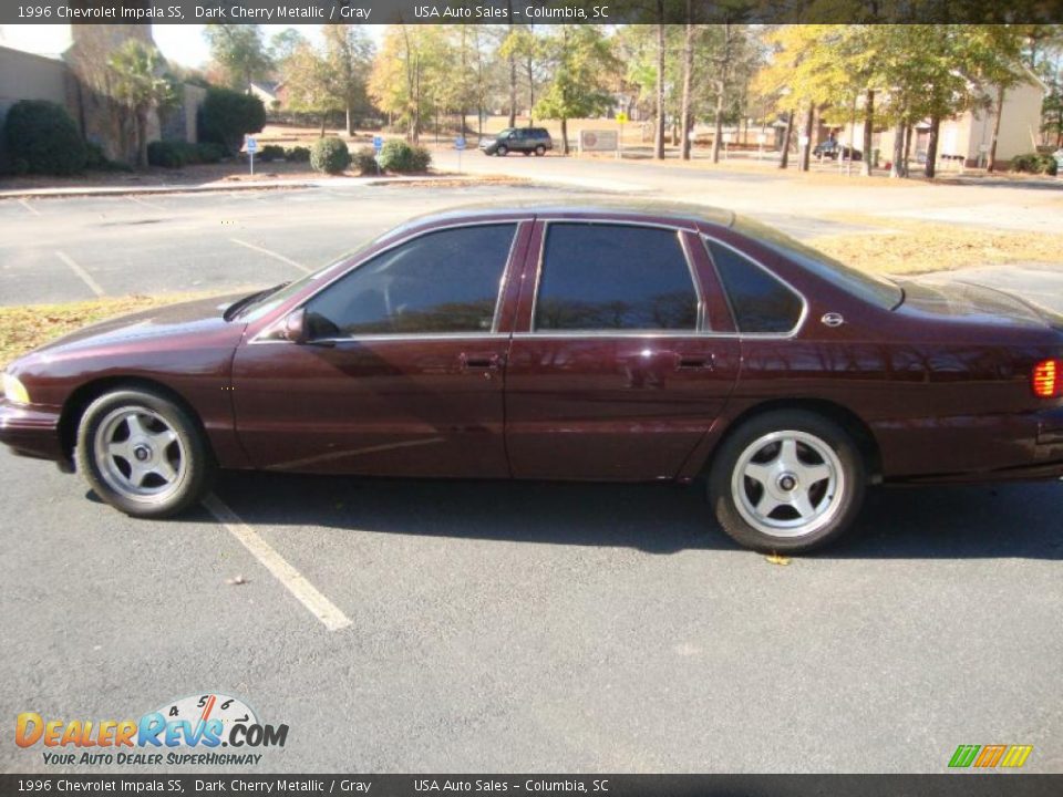 1996 Chevrolet Impala SS Dark Cherry Metallic / Gray Photo #14