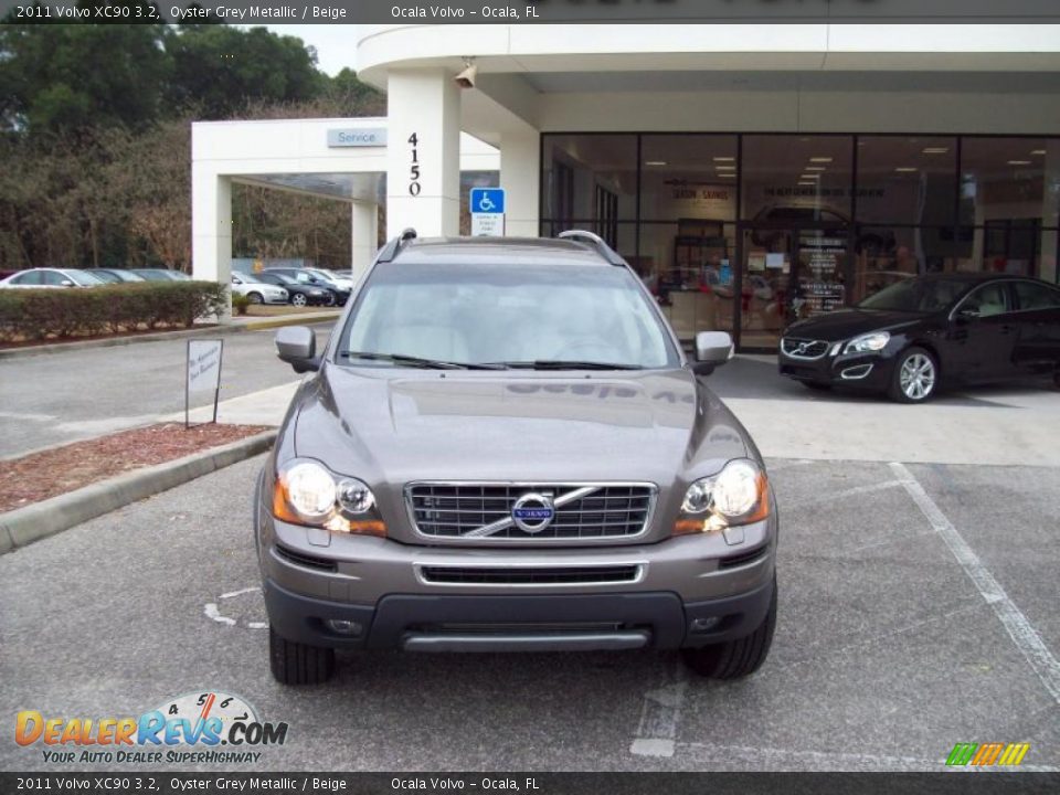 2011 Volvo XC90 3.2 Oyster Grey Metallic / Beige Photo #2