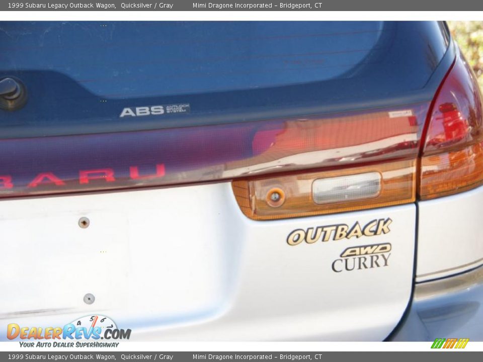 1999 Subaru Legacy Outback Wagon Quicksilver / Gray Photo #6
