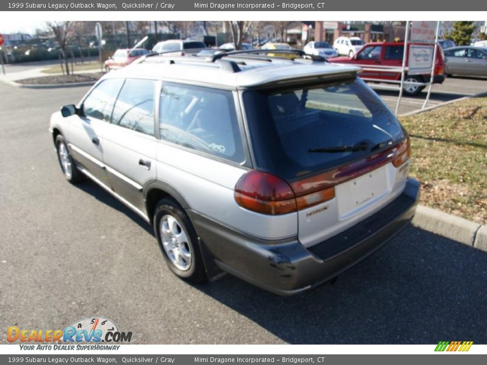 1999 Subaru Legacy Outback Wagon Quicksilver / Gray Photo #7
