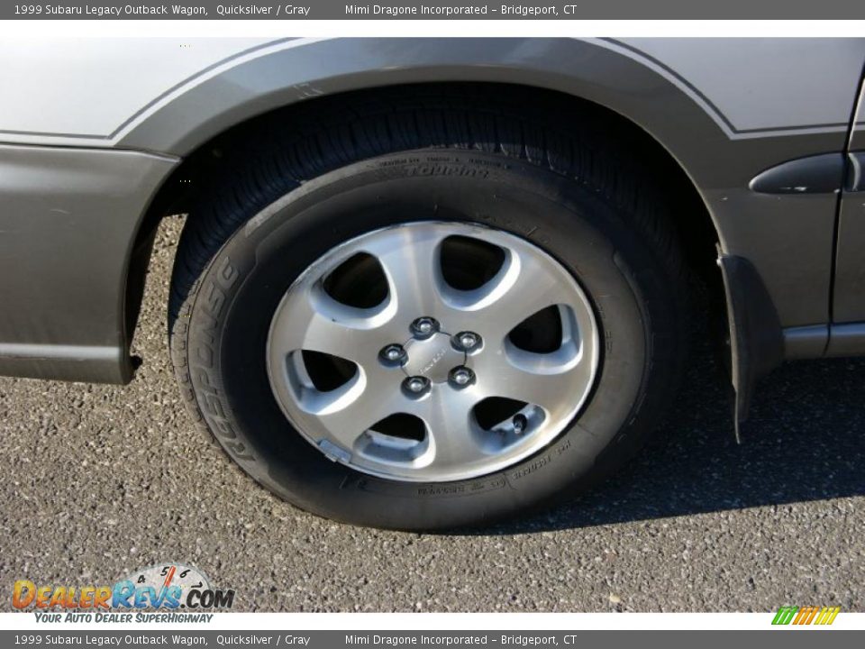 1999 Subaru Legacy Outback Wagon Quicksilver / Gray Photo #8