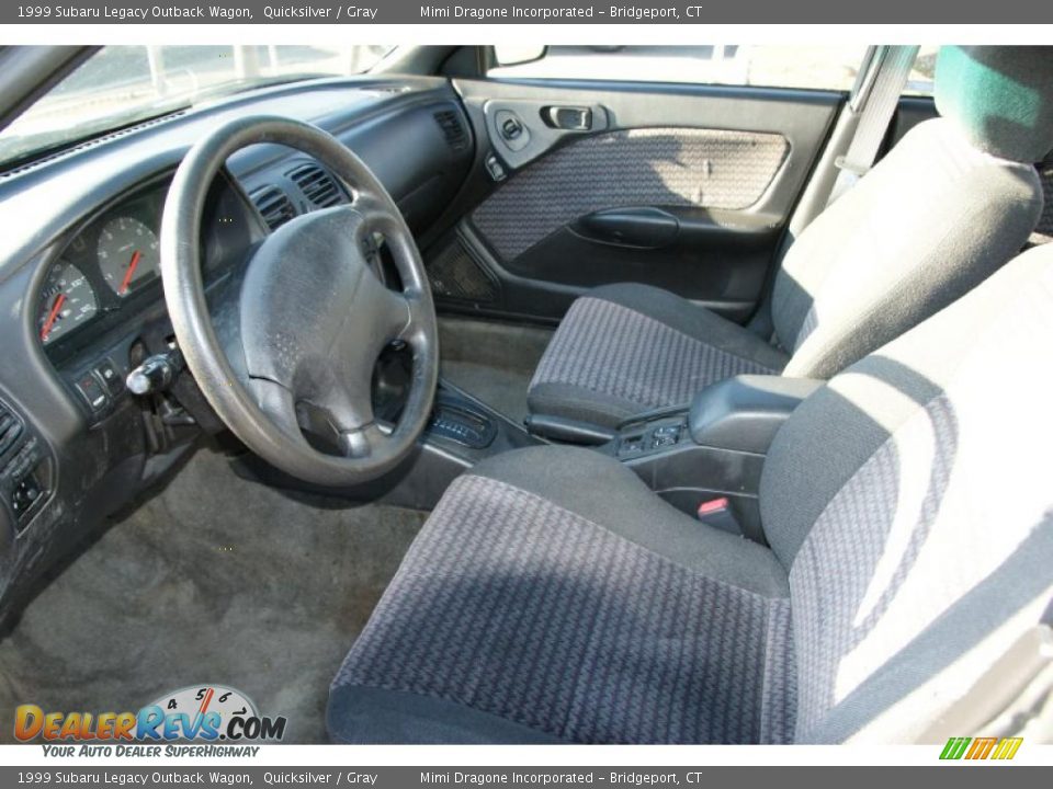 1999 Subaru Legacy Outback Wagon Quicksilver / Gray Photo #9