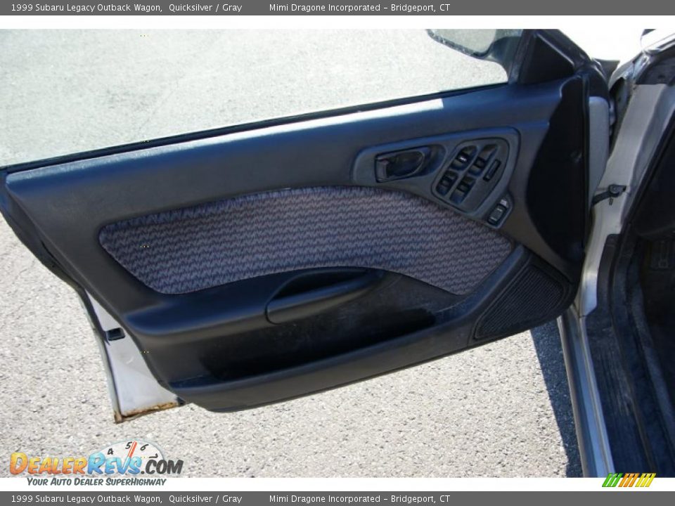 1999 Subaru Legacy Outback Wagon Quicksilver / Gray Photo #11