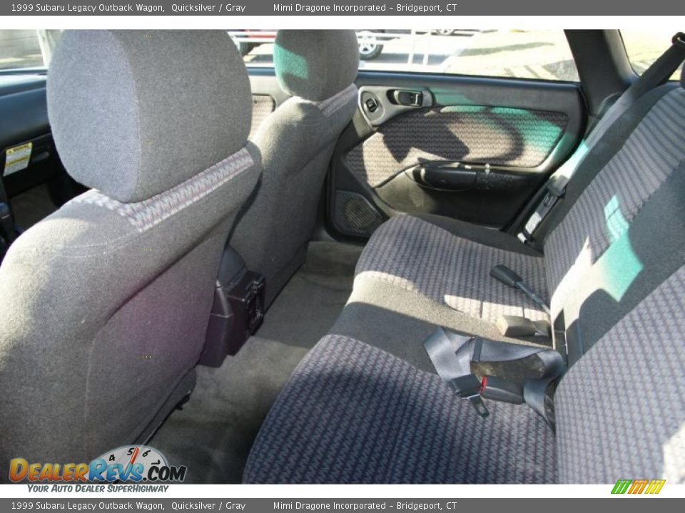 1999 Subaru Legacy Outback Wagon Quicksilver / Gray Photo #12