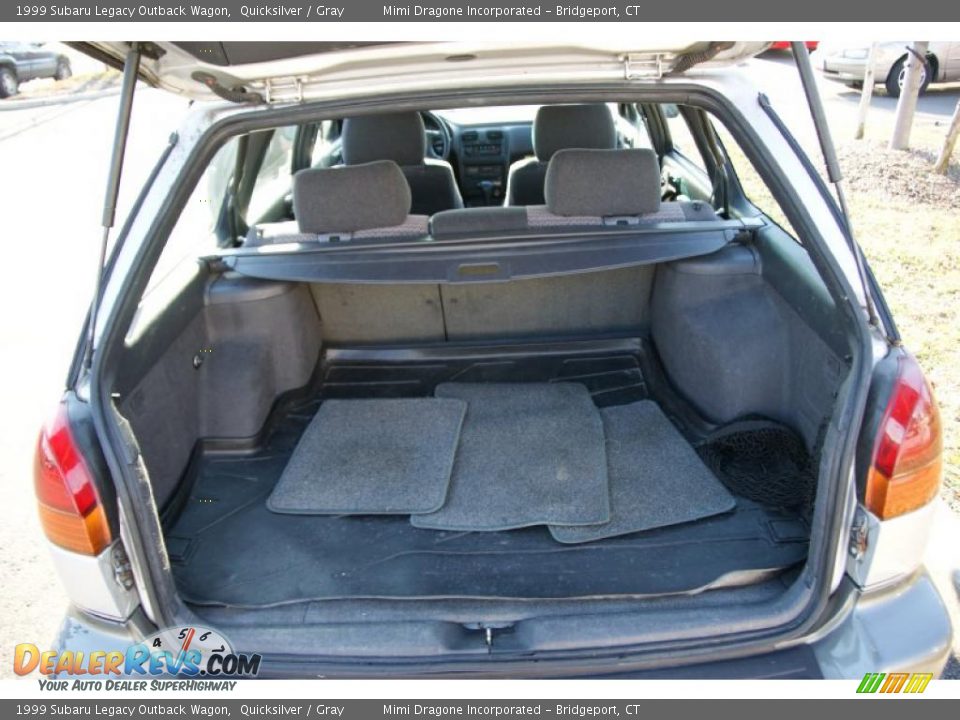 1999 Subaru Legacy Outback Wagon Quicksilver / Gray Photo #13