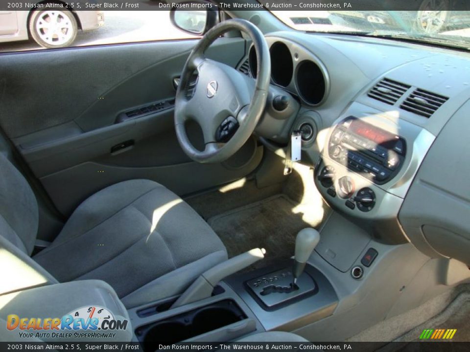 2003 Nissan Altima 2.5 S Super Black / Frost Photo #19