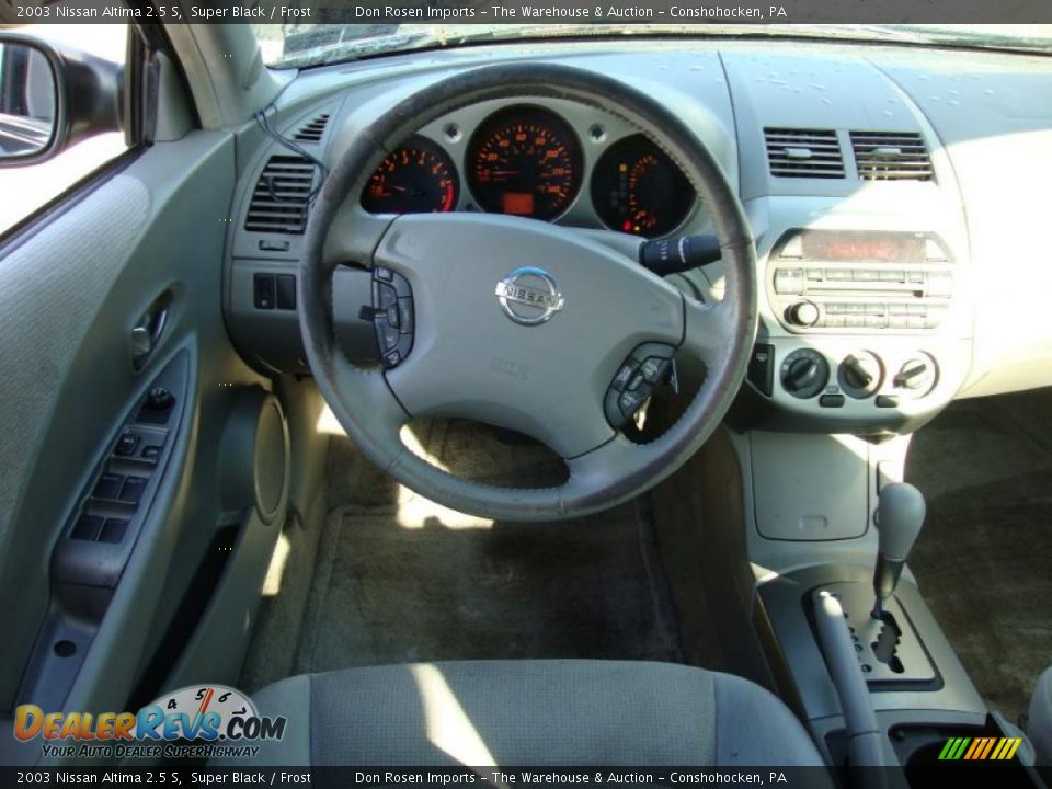 2003 Nissan Altima 2.5 S Super Black / Frost Photo #27