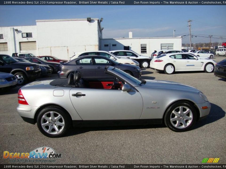 Brilliant Silver Metallic 1998 Mercedes-Benz SLK 230 Kompressor Roadster Photo #7