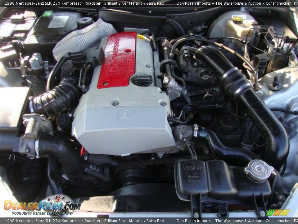 1998 Mercedes-Benz SLK 230 Kompressor Roadster 2.3L Supercharged DOHC 16V 4 Cylinder Engine Photo #27
