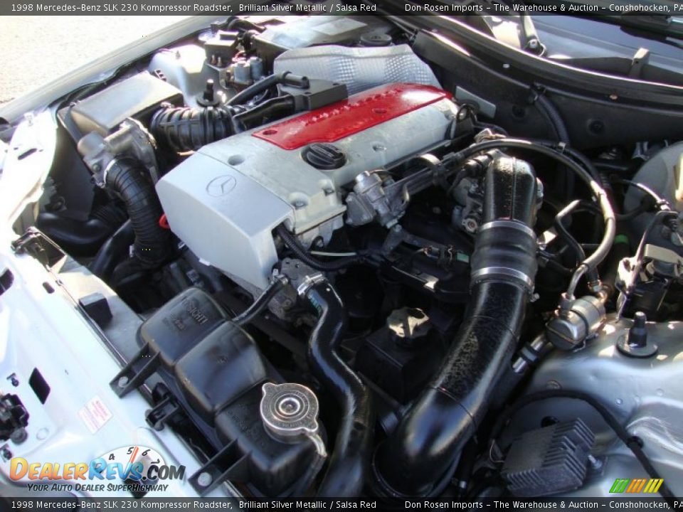 1998 Mercedes-Benz SLK 230 Kompressor Roadster 2.3L Supercharged DOHC 16V 4 Cylinder Engine Photo #28