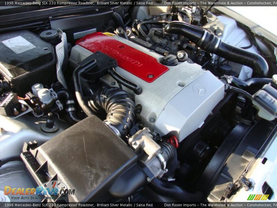 1998 Mercedes-Benz SLK 230 Kompressor Roadster 2.3L Supercharged DOHC 16V 4 Cylinder Engine Photo #29