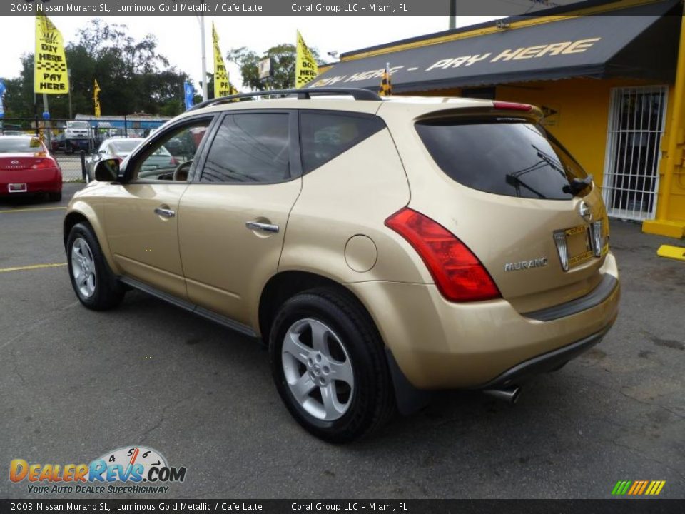 Luminous Gold Metallic 2003 Nissan Murano SL Photo #4